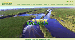 Desktop Screenshot of floridaairboatexcursions.com